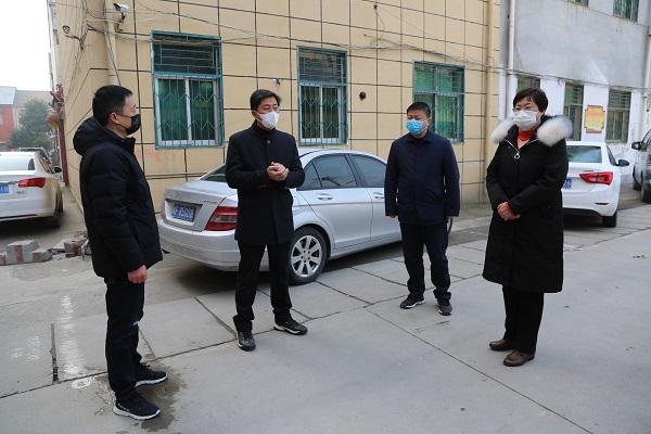 濉溪县委副书记县长郭海磊到濉溪镇督查指导疫情防控工作