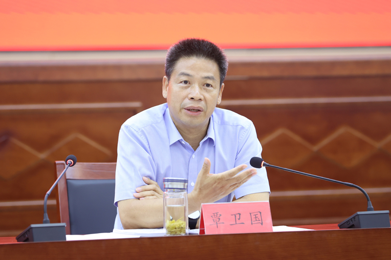 市委书记,市长覃卫国到淮北高新区调研