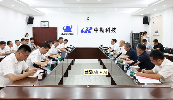 汪华东在中勘科技公司调研