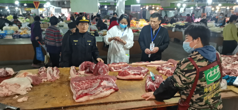 ​淮北市市场监管局开展畜禽肉类食品专项检查