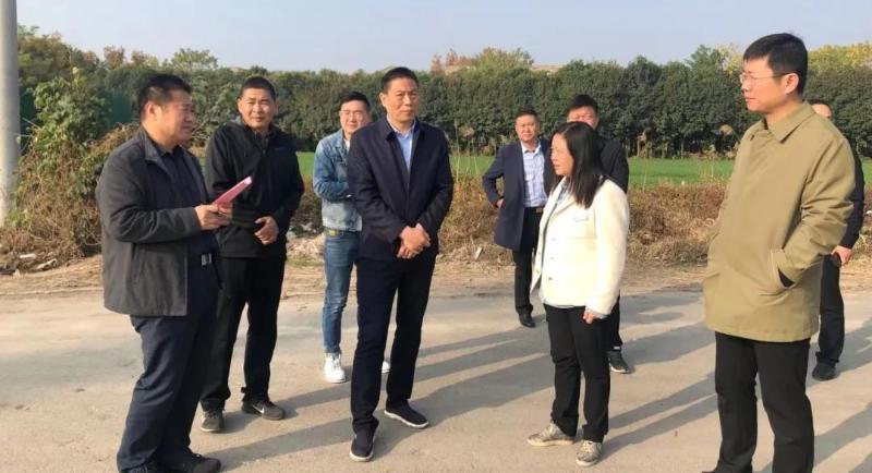 濉溪县委副书记县长孙进现场调度土地出让工作