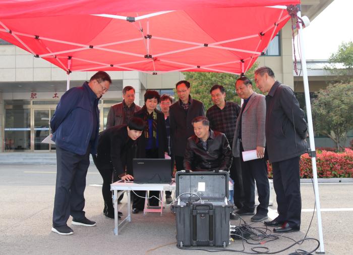 淮北市政协社法委调研防空防震应急资源平台建设